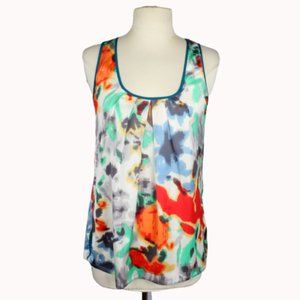 Anthropologie Fei Watercolor Floral Tank Top
